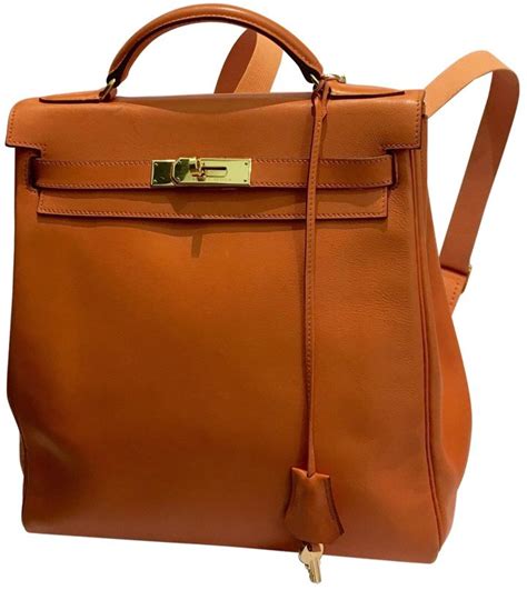 hermes orange backpack|Hermes backpack price.